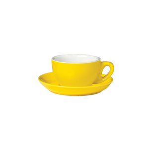06.CAP.C.YL Incafe Yellow Cappuccino Cup Globe Importers Adelaide Hospitality Suppliers