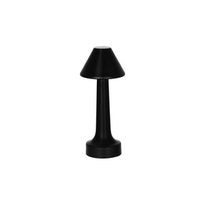 1000102 Tablekraft Helena Cordless LED Table Lamp Oxide Black 97x220mm Globe Importers Adelaide Hospitality Supplies