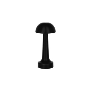 1000122 Tablekraft Ambience Thea Cordless LED Table Lamp Oxide Black 90x210mm Globe Importers Adelaide Hospitality Supplies