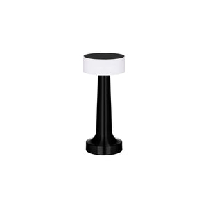 1000132 Tablekraft Ambience Aura Cordless LED Table Lamp Oxide Black 90x205mm Globe Importers Adelaide Hospitality Supplies