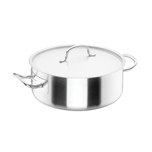 34-50028 Casserole with lid Stainless Steel Globe Importers Adelaide Hospitality Supplies