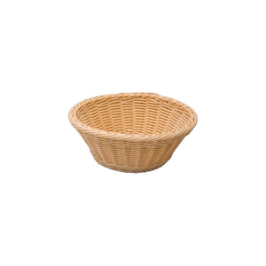 41708 Round Heavy Duty Polypropylene Serving Basket - Natural Globe Importers Adelaide Hospitality Suppliers