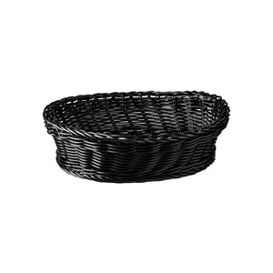 41881-BK Oval Heavy Duty Polypropylene Serving Basket - Black Globe Importers Adelaide Hospitality Suppliers