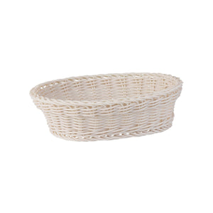 41881-T Oval Heavy Duty Polypropylene Serving Basket - Taupe Globe Importers Adelaide Hospitality Suppliers