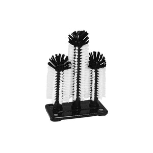 70941 Triple Glass Brush - Tall Centre Brush With Suction Cups Globe Importers Adelaide Hospitality Suppliers