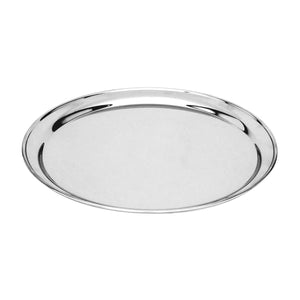 76140Round Tray / Platter - Heavy Duty 18/8 Stainless Steel Globe Importers Adelaide Hospitality Suppliers