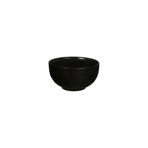 94561-BK Luzerne Linen Black Round Bowl Globe Importers Adelaide Hospitality Supplies