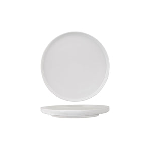 946308 Luzerne Signature White Round Plate - Vertical Rim Globe Importers Adelaide Hospitality Supplies