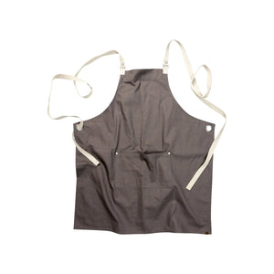 ACRS602-GRY Chef Works Byron Cross-Back Grey Apron Globe Importers Adelaide Hospitality Supplies