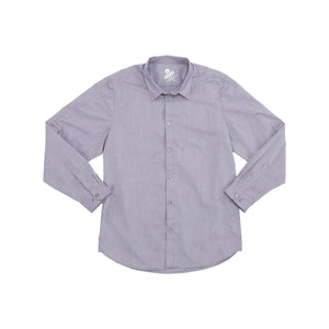 SHC06-PUR-3XL Modern Chambray Dress Shirt Men Purple Globe Importers Adelaide Hospitality Supplies
