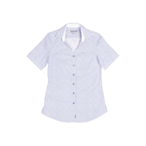 SHC07W-BLU-3XL Charleston Shirt Women Blue Globe Importers Adelaide Hospitality Supplies