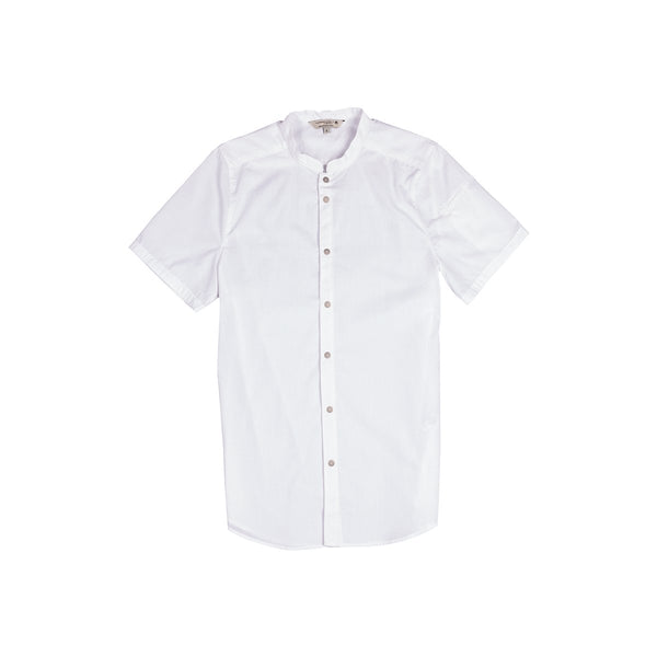 SHC08-WHT-4XL Seersucker Shirt Men White Globe Importers Adelaide Hospitality Supplies