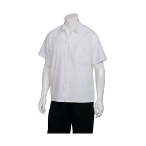 SHYK-5XL Utility Cook Shirt Men White Globe Importers Adelaide Hospitality Supplies