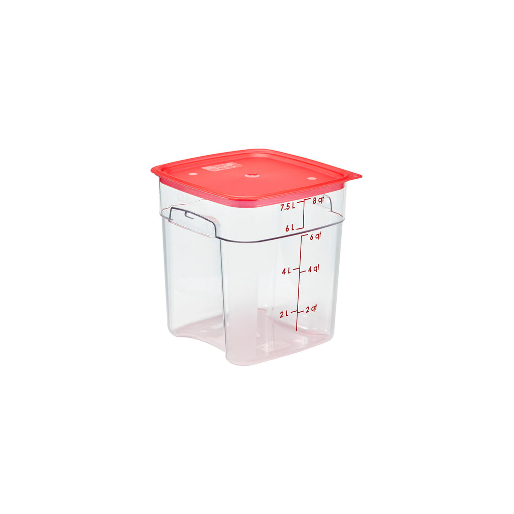Cambro CamSquare FreshPro Storage Container Red
