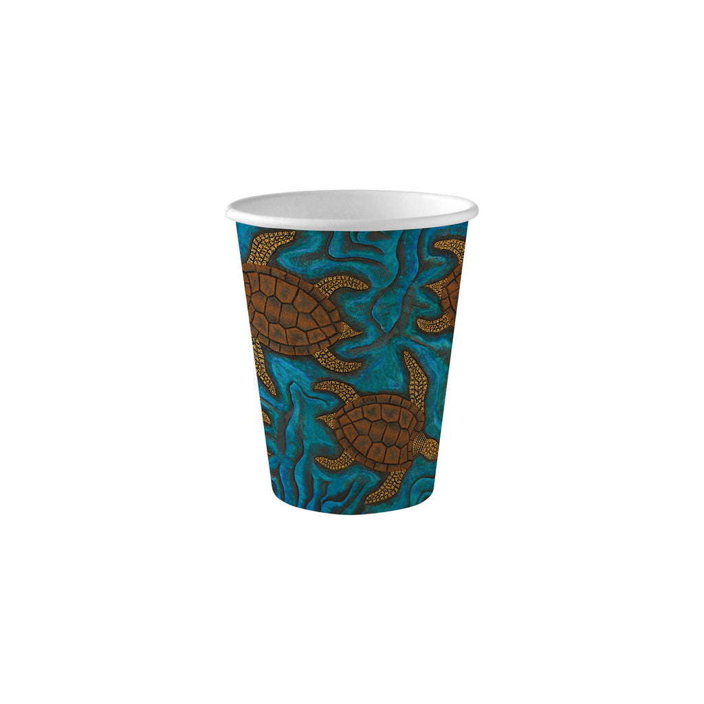 Single Wall Indigenous Art BioCups