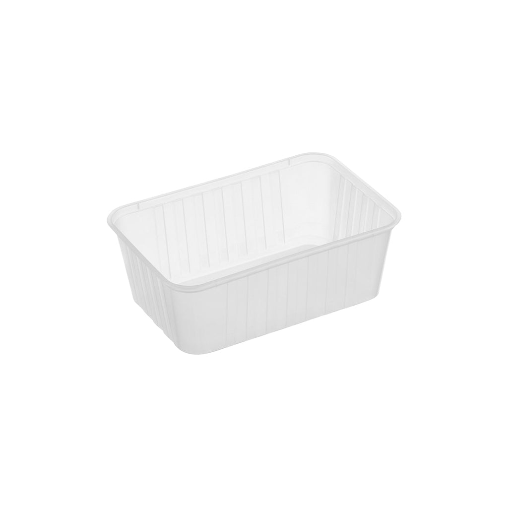 Ribbed Plastic Containers