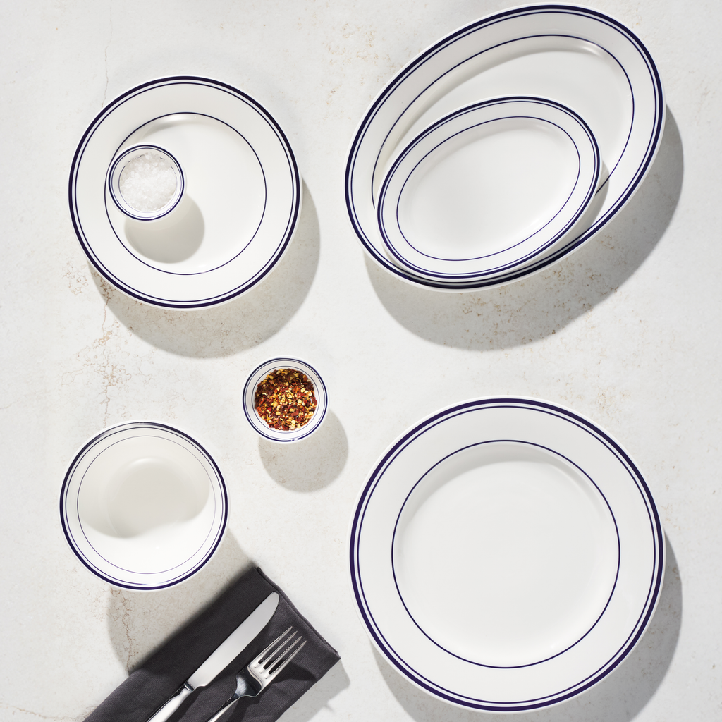 Maxwell & Williams Bistro Blue Rim