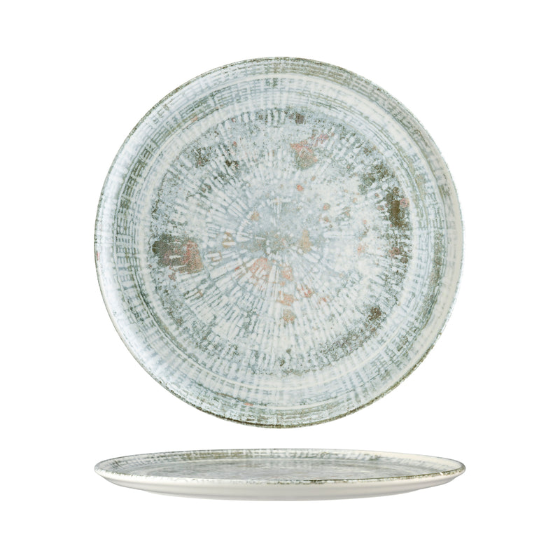 70.120180 Bonna Odette Olive Round Platter 320mm Globe Importers Adelaide Hospitality Supplies