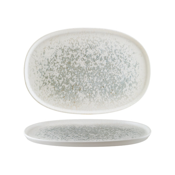 70.130124 Bonna Lunar Ocean Oval Platter 340x230x20mm Globe Importers Adelaide Hospitality Supplies