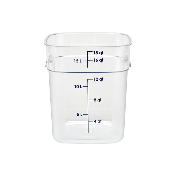 CC.18SFSPROCW.135 Cambro CamSquare Fresh Pro Storage Container 289x289x327mm / 17.2Lt Globe Importers Adelaide Hospitality Supplies