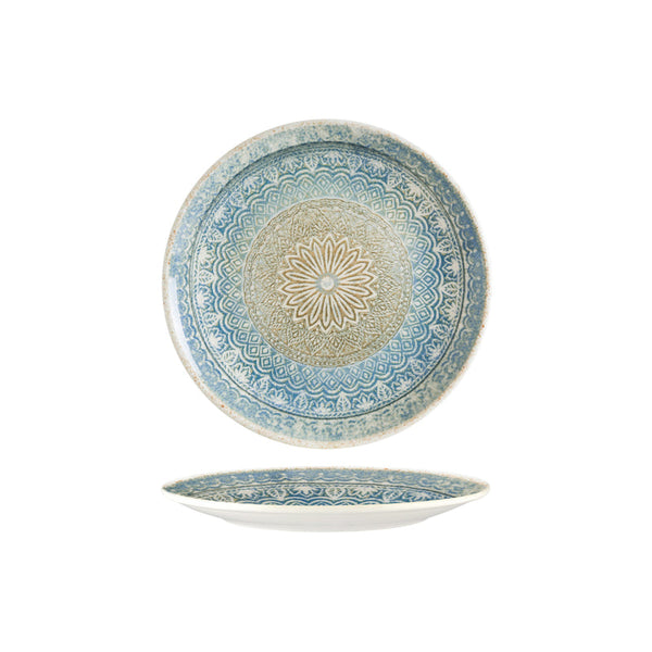 206305 Bonna Rivus Ethnic Round Coupe Plate 230mm Globe Importers Adelaide Hospitality Supplies