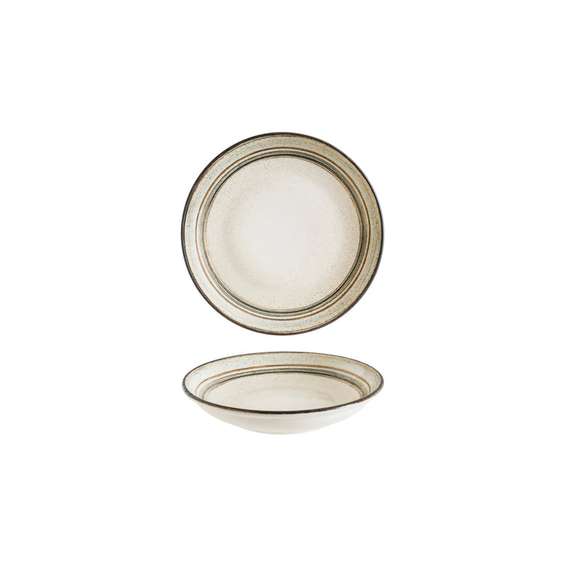 209511 Bonna Cortado Round Deep Coupe Plate 200x39mm Globe Importers Adelaide Hospitality Supplies