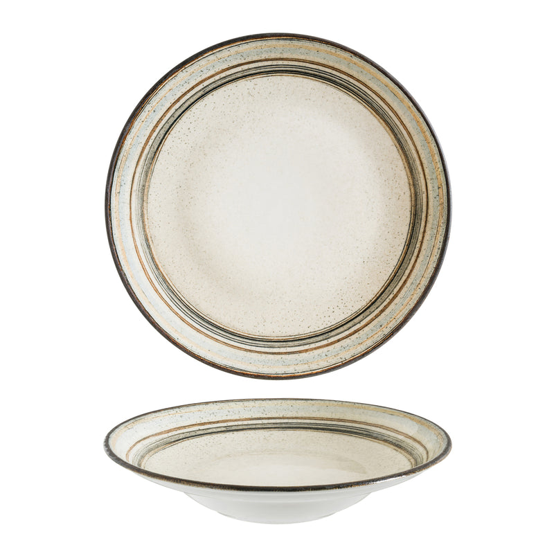 209516 Bonna Cortado Round Pasta Plate 270x57mm Globe Importers Adelaide Hospitality Supplies