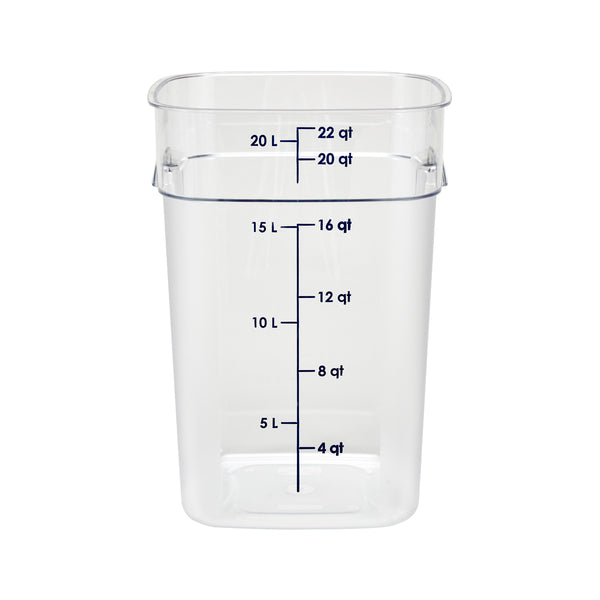 CC.22SFSPROCW.135 Cambro CamSquare Fresh Pro Storage Container 289x289x401mm / 20.8Lt Globe Importers Adelaide Hospitality Supplies