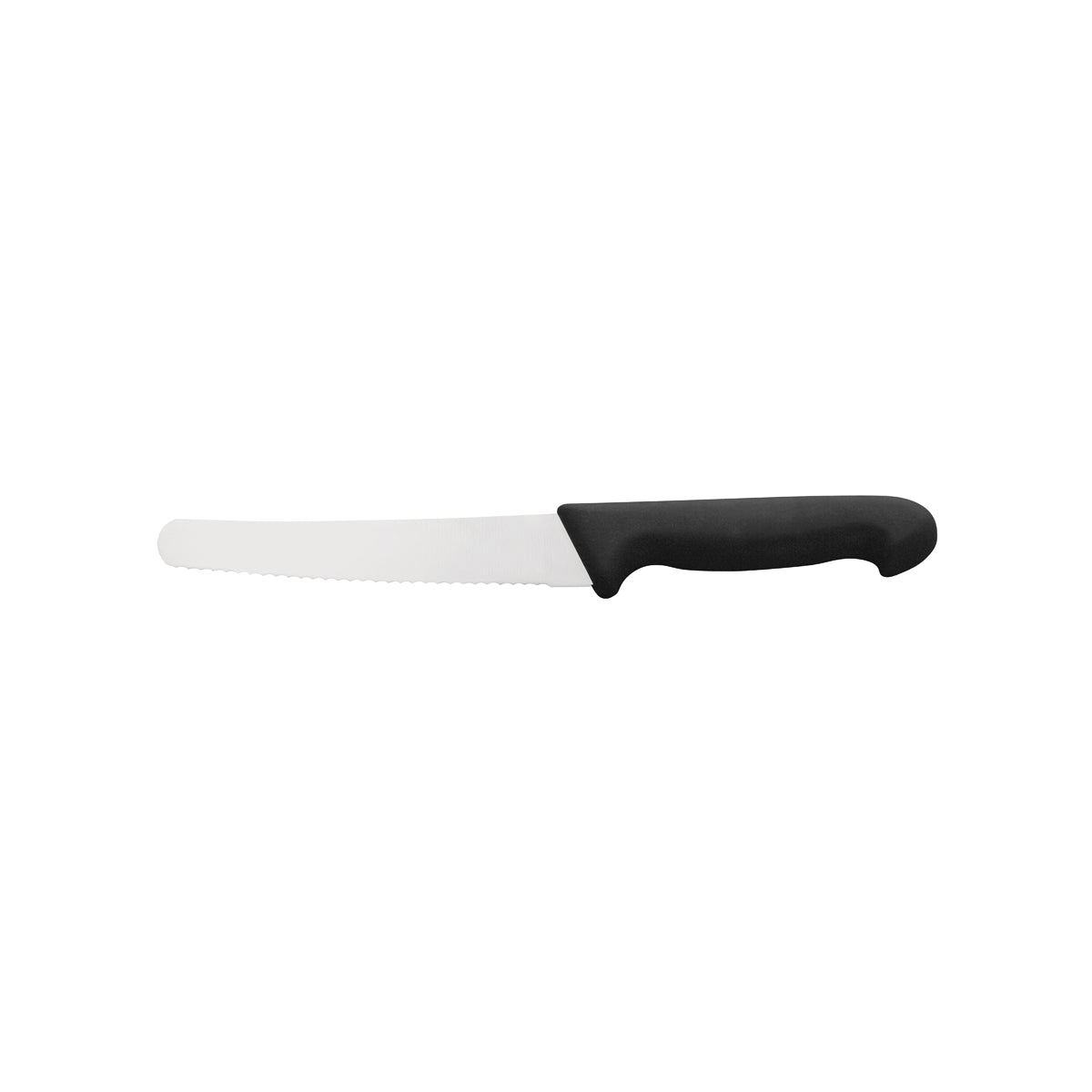70.25025 IVO Professional Line I Black Serrated Bread Knife 250mm Globe Importers Adelaide Hospitality Supplies