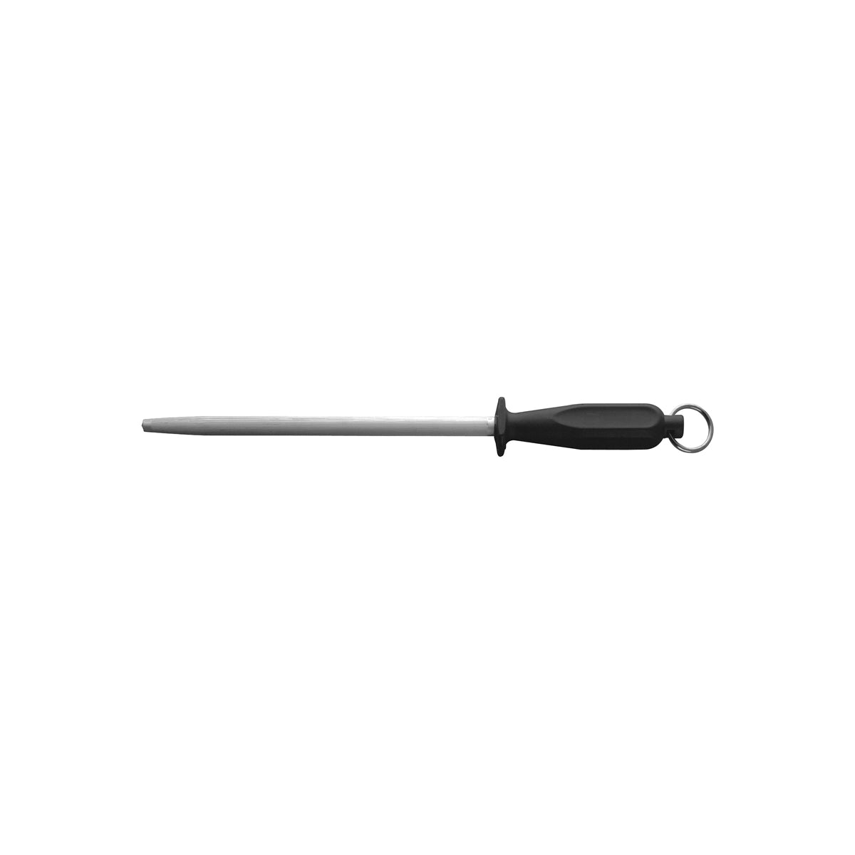 70.25310 IVO Professional Line I Black Sharpening Steel 250mm Globe Importers Adelaide Hospitality Supplies