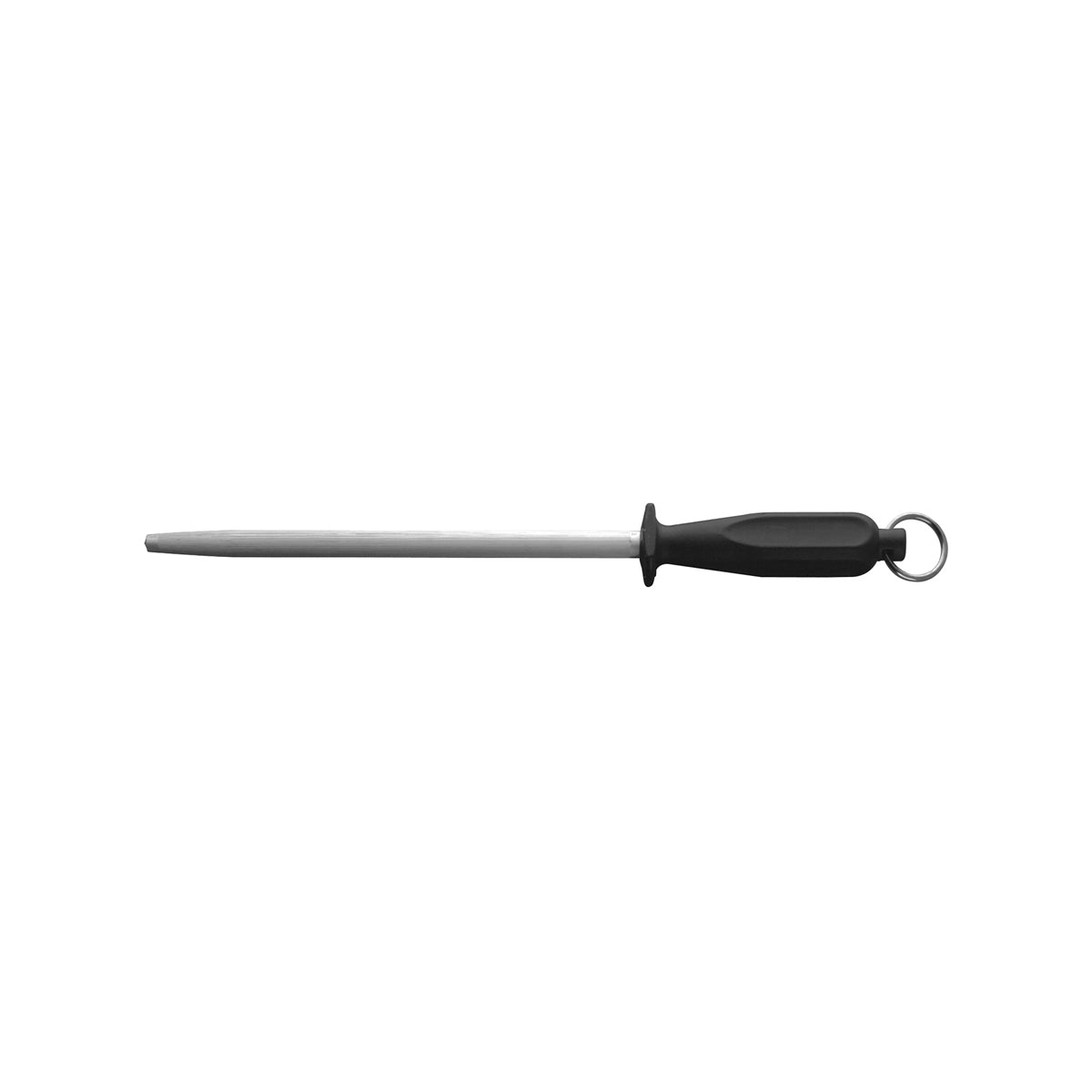 70.25312 IVO Professional Line I Black Sharpening Steel 300mm Globe Importers Adelaide Hospitality Supplies