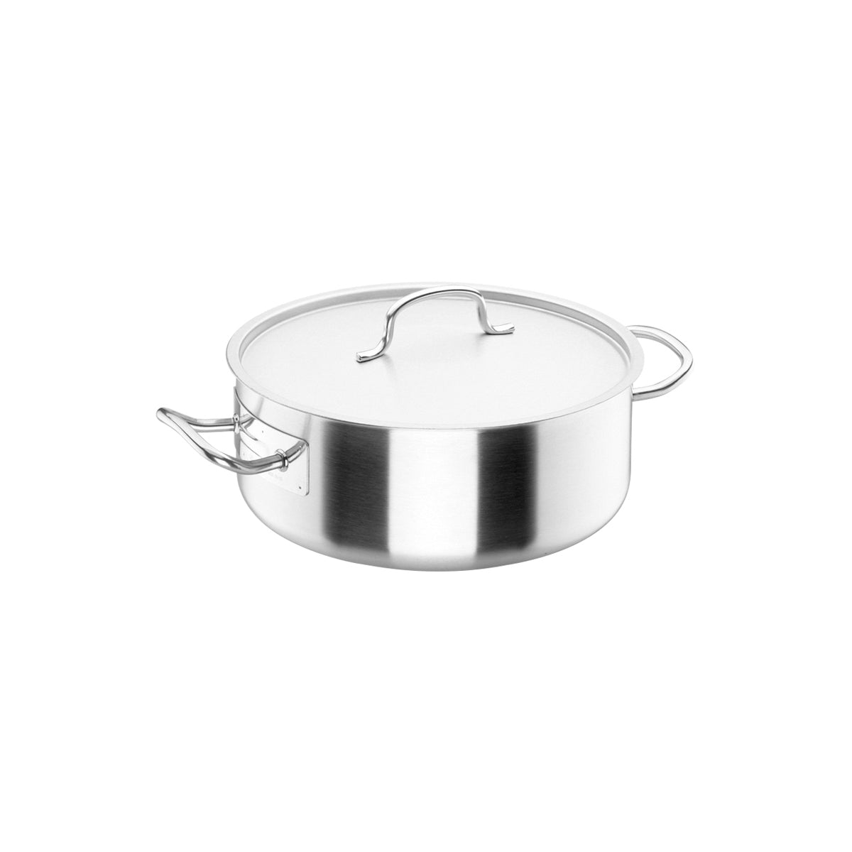 34.50032 Lacor Chef Classic Casserole with Lid 18/10 Stainless Steel 320x125mm / 10.0Lt Globe Importers Adelaide Hospitality Supplies