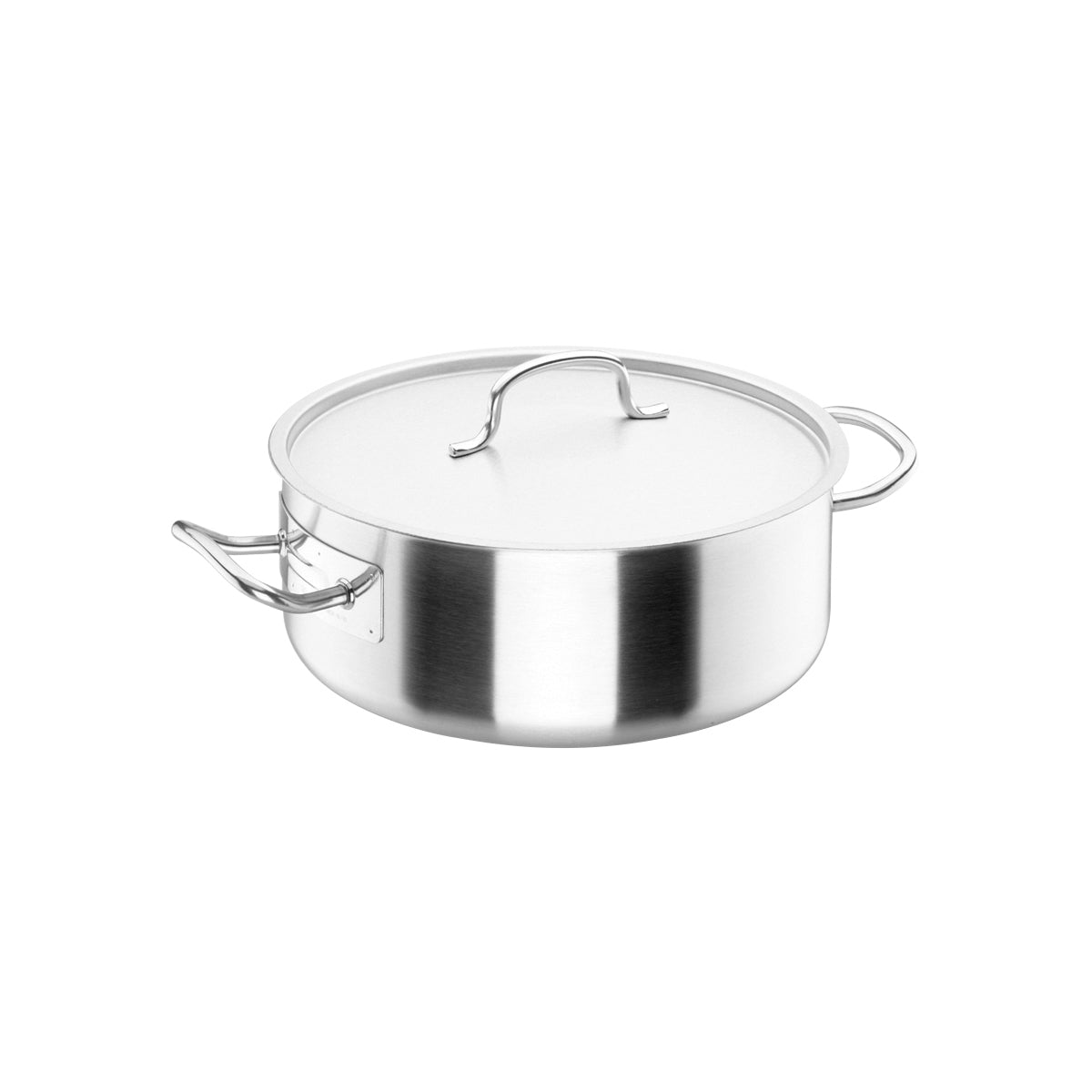 34.50036 Lacor Chef Classic Casserole with Lid 18/10 Stainless Steel 360x140mm / 14.2Lt Globe Importers Adelaide Hospitality Supplies