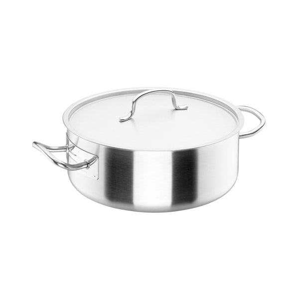 34.50045 Lacor Chef Classic Casserole with Lid 18/10 Stainless Steel 450x170mm / 27.0Lt Globe Importers Adelaide Hospitality Supplies