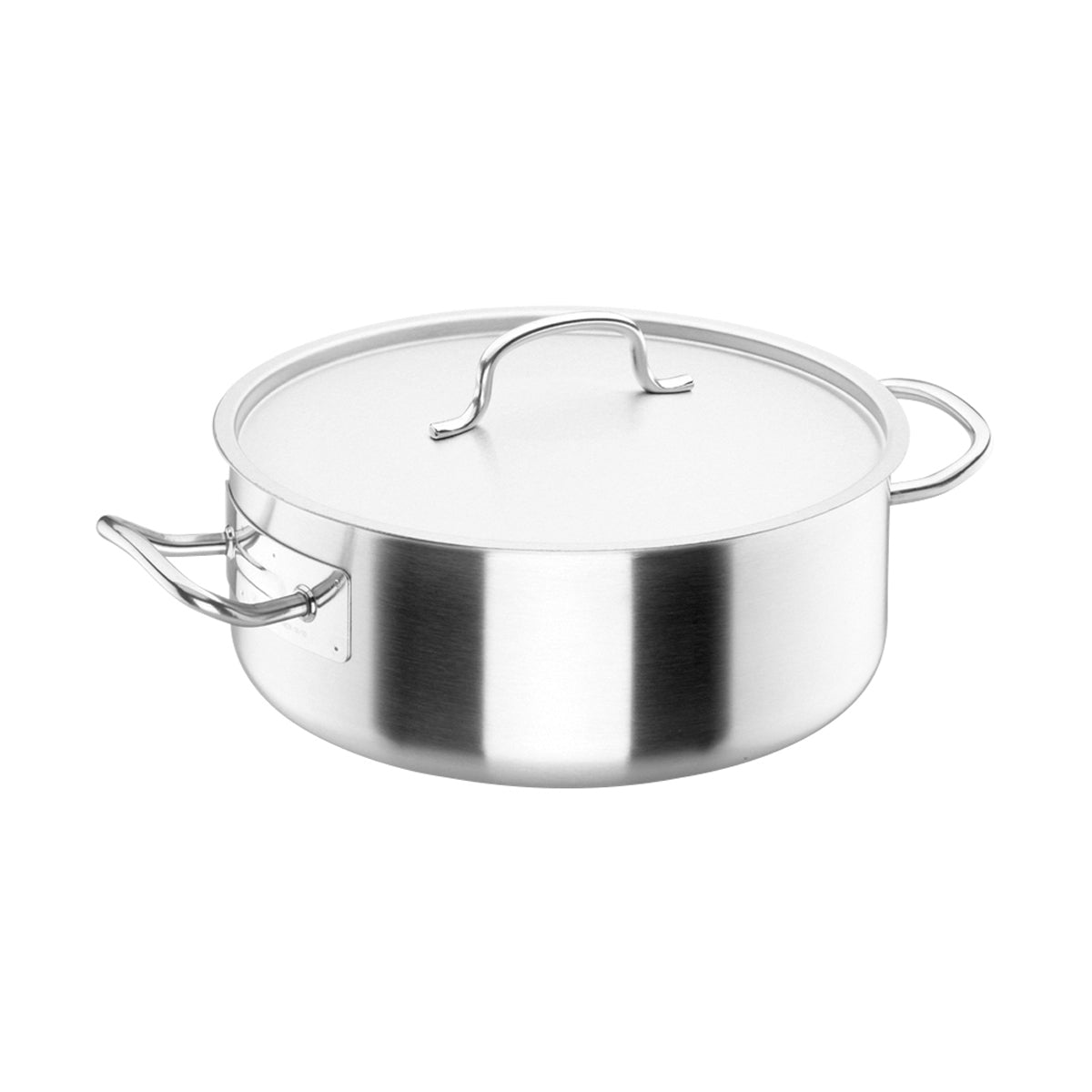 34.50050 Lacor Chef Classic Casserole with Lid 18/10 Stainless Steel 500x200mm / 38.2Lt Globe Importers Adelaide Hospitality Supplies