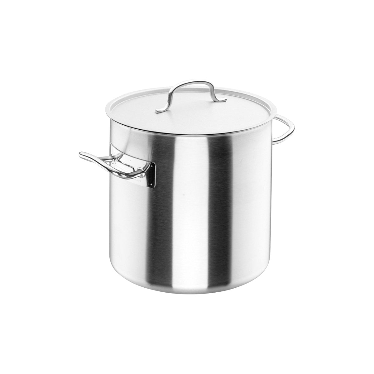 34.50128 Lacor Chef Classic Stockpot with Lid 18/10 Stainless Steel 280x280mm / 16.5Lt Globe Importers Adelaide Hospitality Supplies
