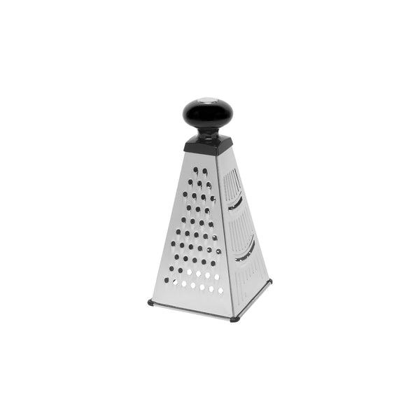 44.P.4105.21 InCasa 4-Way Pyramid Grater Stainless Steel 120x120x250mm Globe Importers Adelaide Hospitality Supplies