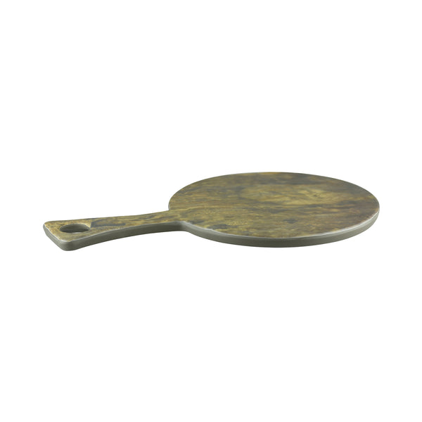 460031 Cheforward Lapis Thunderstorm Round Paddle Board 250mm Globe Importers Adelaide Hospitality Supplies