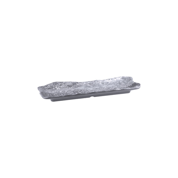 461227-WP Cheforward Weathered Pewter Oblong Plate 270x110mm Globe Importers Adelaide Hospitality Supplies