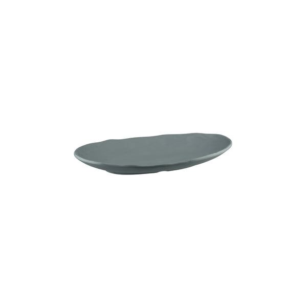 463023-ON Cheforward Weathered Onyx Oval Plate 230x140mm Globe Importers Adelaide Hospitality Supplies
