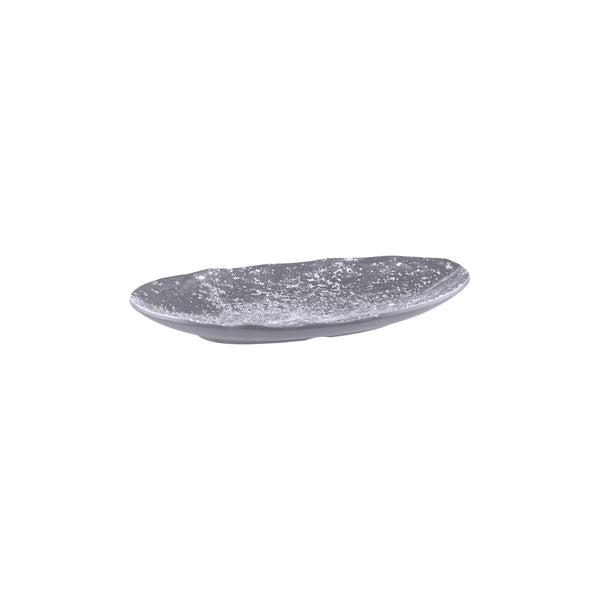 463026-WP Cheforward Weathered Pewter Oval Plate 265x155mm Globe Importers Adelaide Hospitality Supplies