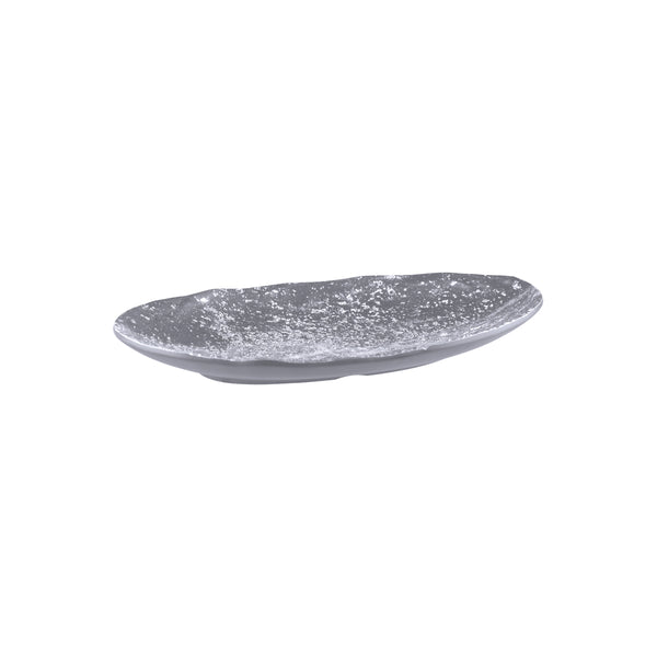 463031-WP Cheforward Weathered Pewter Oval Plate 315x180mm Globe Importers Adelaide Hospitality Supplies