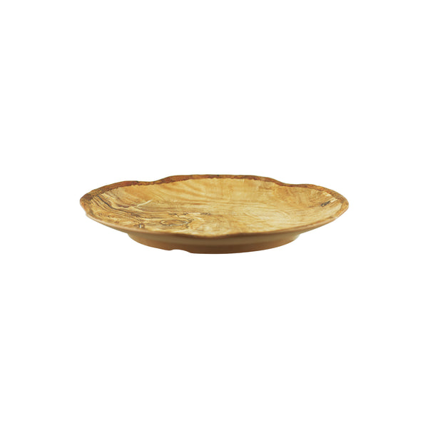 465330 Cheforward Wood Grain Round Plate 305mm Globe Importers Adelaide Hospitality Supplies