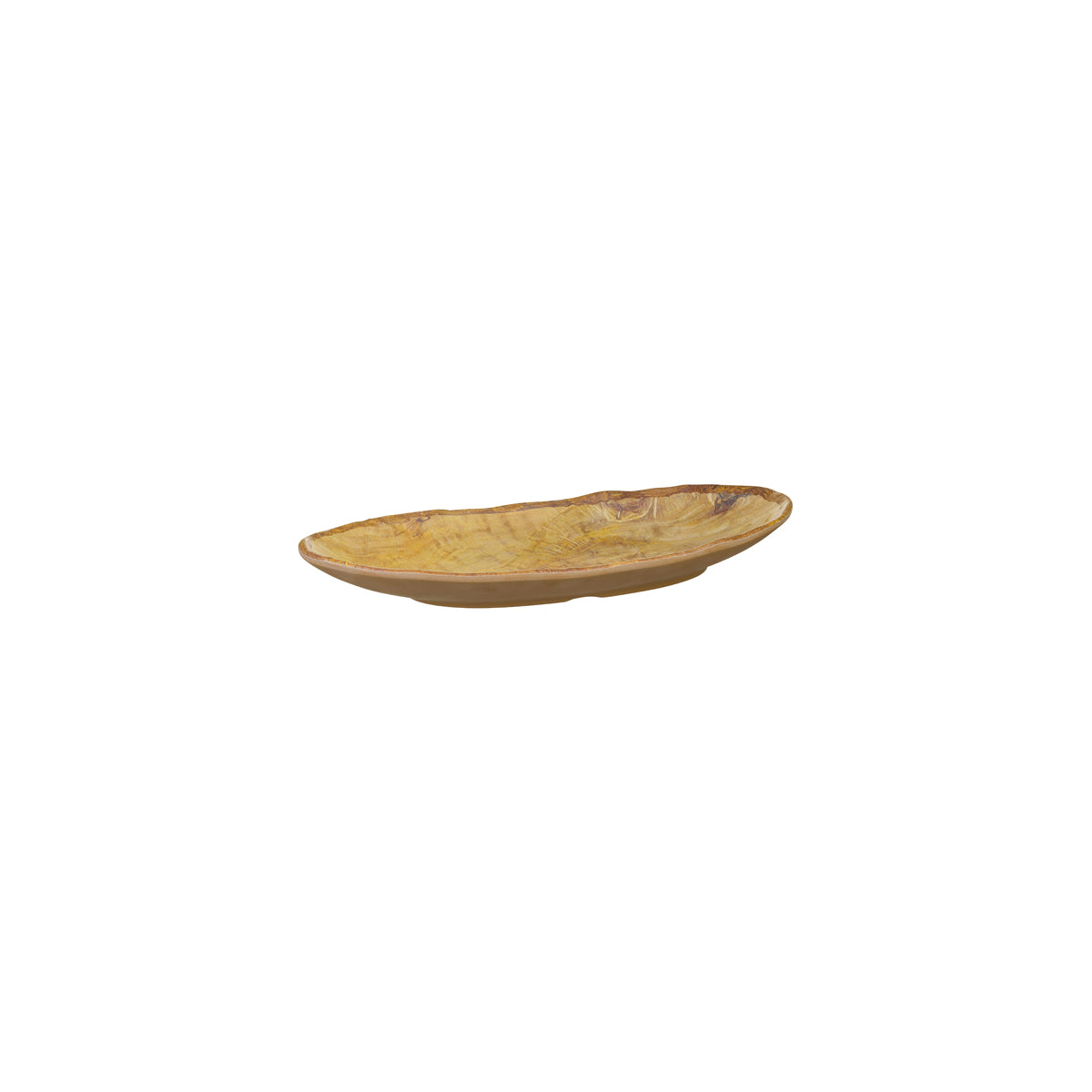 465423 Cheforward Wood Grain Oval Plate 230x140mm Globe Importers Adelaide Hospitality Supplies