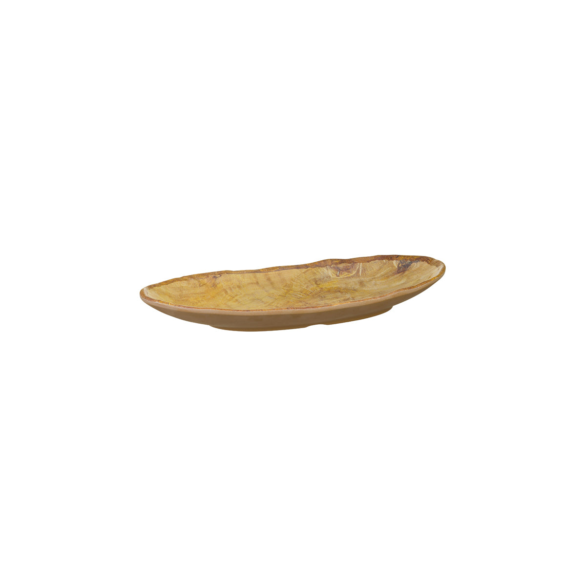 465426 Cheforward Wood Grain Oval Plate 265x155mm Globe Importers Adelaide Hospitality Supplies
