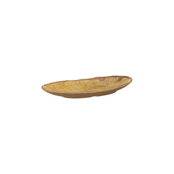 465426 Cheforward Wood Grain Oval Plate 265x155mm Globe Importers Adelaide Hospitality Supplies