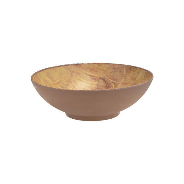 465533 Cheforward Round Bowl Wood Grain / Beige 330mm / 5100ml Globe Importers Adelaide Hospitality Supplies