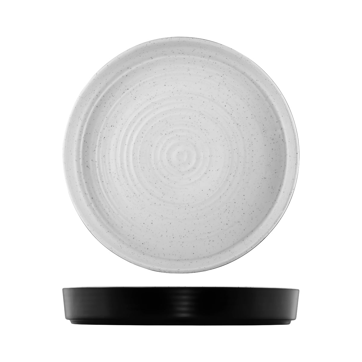468040 Cheforward Round Platter Stone Natural 406x102mm Globe Importers Adelaide Hospitality Supplies