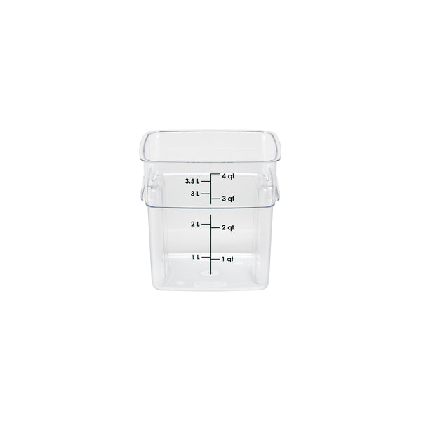 CC.4SFSPROCW.135 Cambro CamSquare Fresh Pro Storage Container 191x191x183mm / 3.8Lt Globe Importers Adelaide Hospitality Supplies