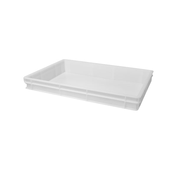 57.44.07.N Stackable Pizza Dough Box Base White 600x400x70mm Globe Importers Adelaide Hospitality Supplies